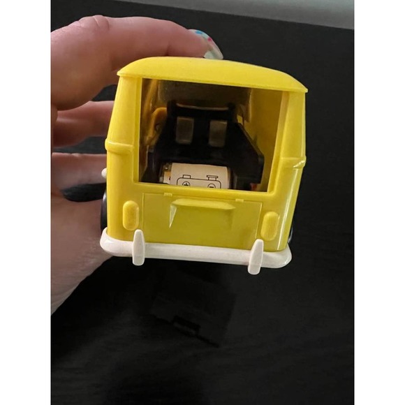 VERY RARE Tamco Japan Yellow Squirt Soundwagon VW Bus Record Player - Picture 2 of 4